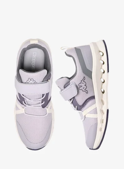 Kappa Girls' Logo Print Sports Shoes with Hook and Loop Closure
