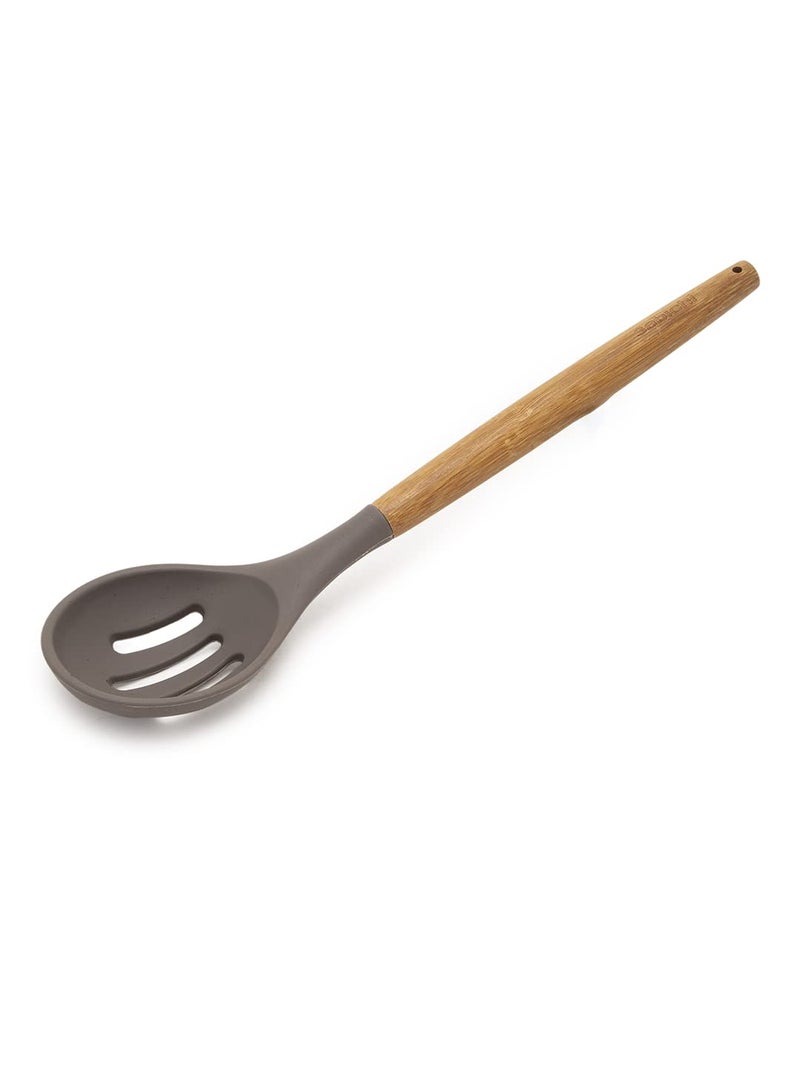Sabichi Silicone Head Slotted Turner Spatula | Bamboo Handle Premium Non-Stick Kitchen Cookware | Turner for Fish, Omelette, Pancake, Wok - Image 2