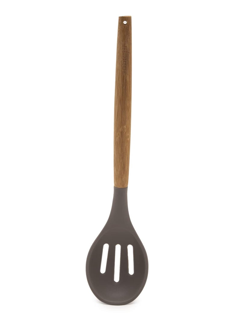 Sabichi Silicone Head Slotted Turner Spatula | Bamboo Handle Premium Non-Stick Kitchen Cookware | Turner for Fish, Omelette, Pancake, Wok - Image 3