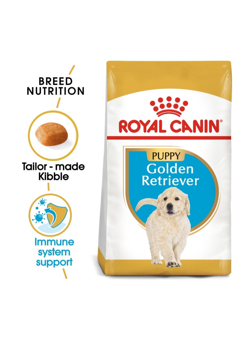 Royal Canin Breed Health Nutrition Golden Retriever Puppy Dry Food Bag 12KG - Image 1
