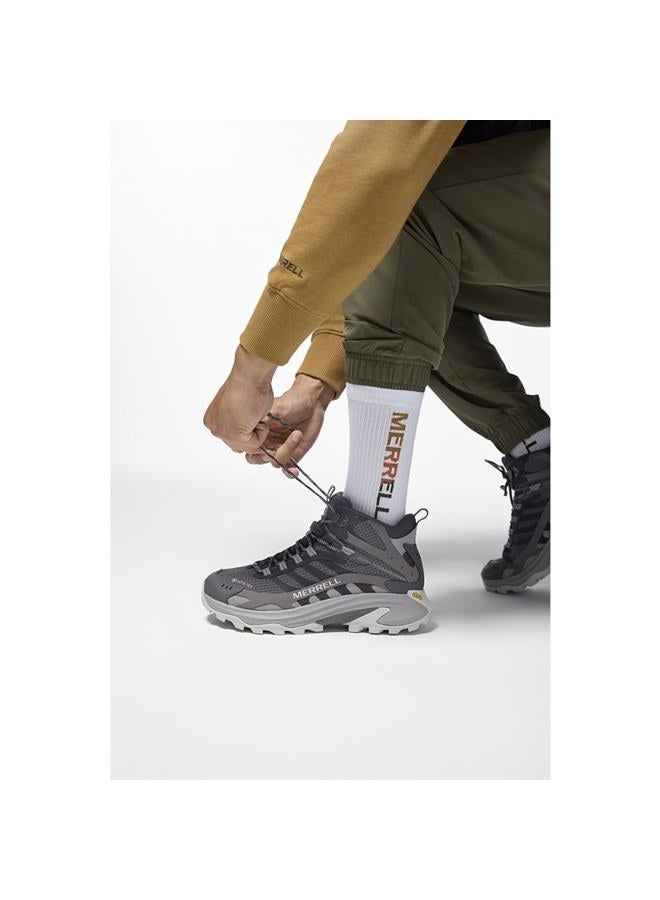 MERRELL Mens Moab Speed 2 Mid GTX®, Asphalt 1, 7 Wide - Image 2