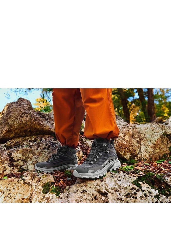 MERRELL Mens Moab Speed 2 Mid GTX®, Asphalt 1, 7 Wide - Image 3