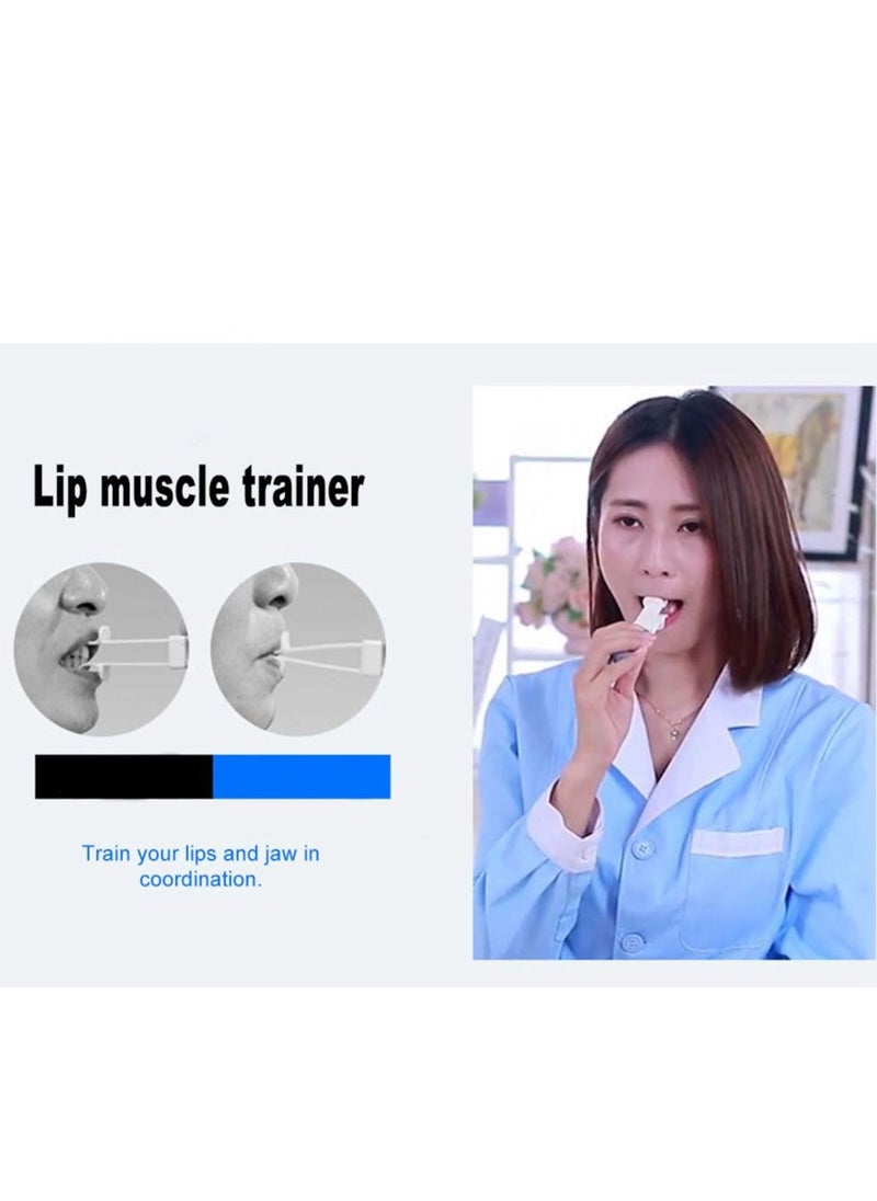 SYOSI Jaw Exerciser Kit Mouth Exerciser Oral Lips Muscle Training Device Recovery Tongue Trainer Puller for Dysarthria Muscle  5 in 1 Kit Oral Sensory Therapy Tool Kit Silicone Massager  - Image 3