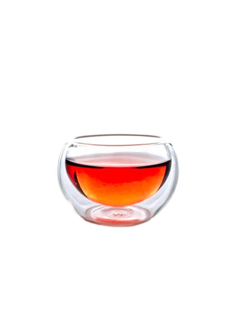 تيلاند كوب بوروسيليكات زجاجي بجدار مزدوج للمشروبات الساخنة والباردة 50 مل