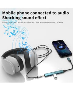 أونتن موزع 4 في 1 من ONTEN otn-9706 USB C إلى USB 3.0 مع محول مقبس 3.5 مم ومخرج صوت ومدخل ميكروفون  - Image 3