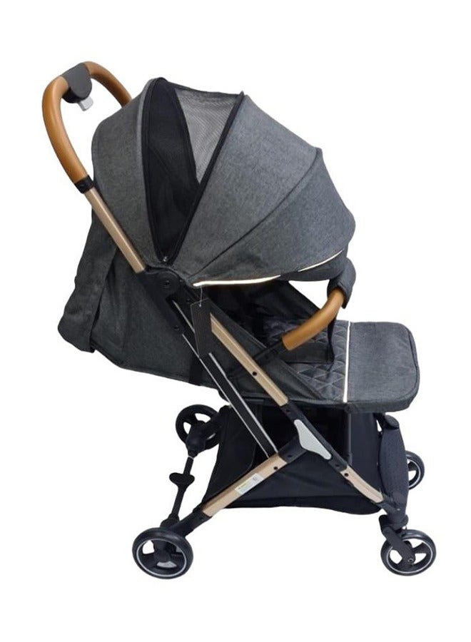 ستار كيدز عربة أطفال قابلة للطي ومزود بأوضاع استلقاء متعددة ومظلة قابلة للتعديل - Image 2