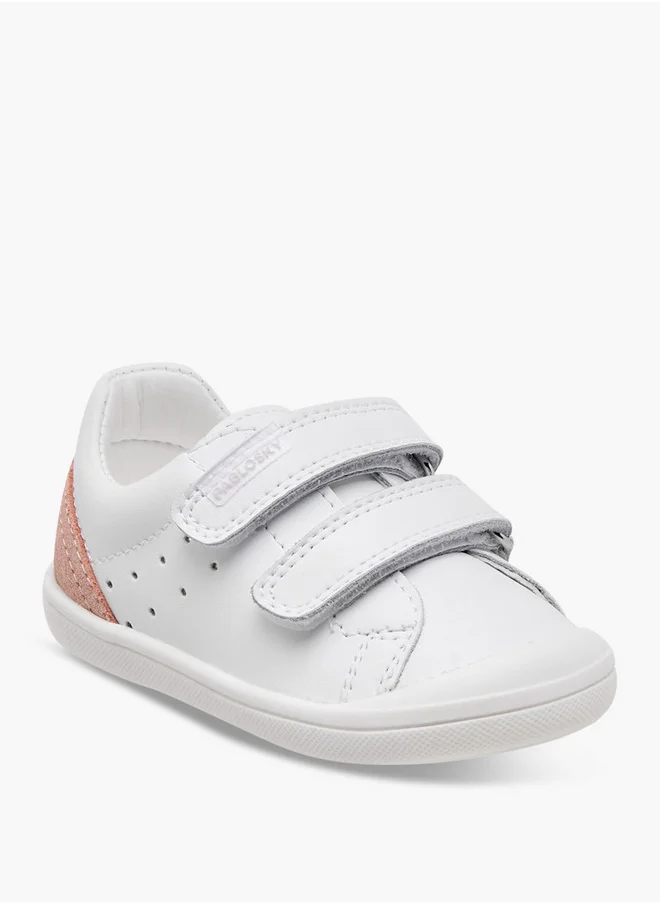 بابلوسكي Girls' Booties with Hook and Loop Closure