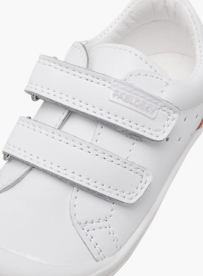 Pablosky Girls' Booties with Hook and Loop Closure
