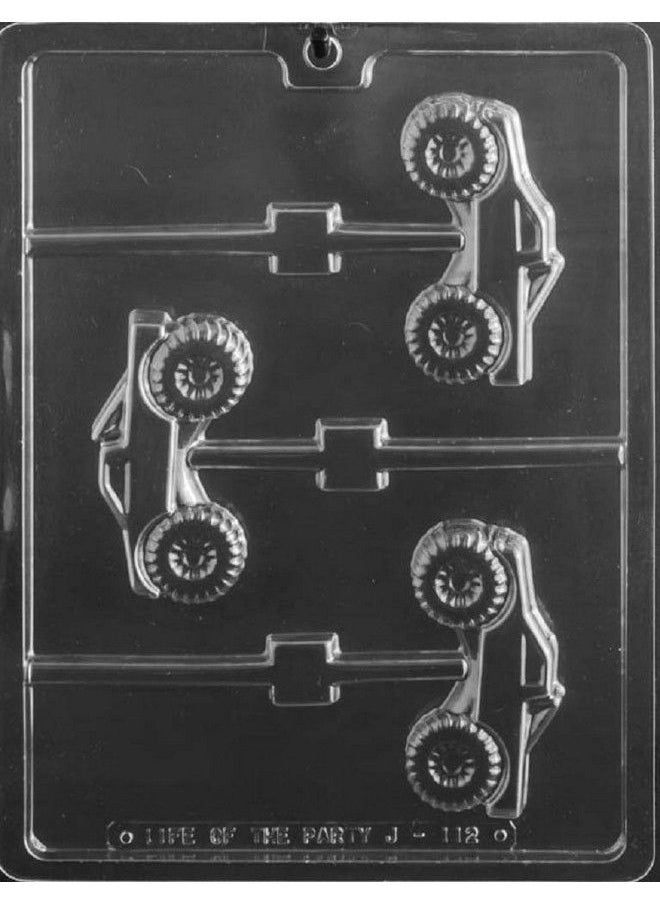 Grandmama's Goodies - J112 Monster Truck Lollipop Chocolate Candy Soap Mold With Exclusive Molding Instructions - Image 1