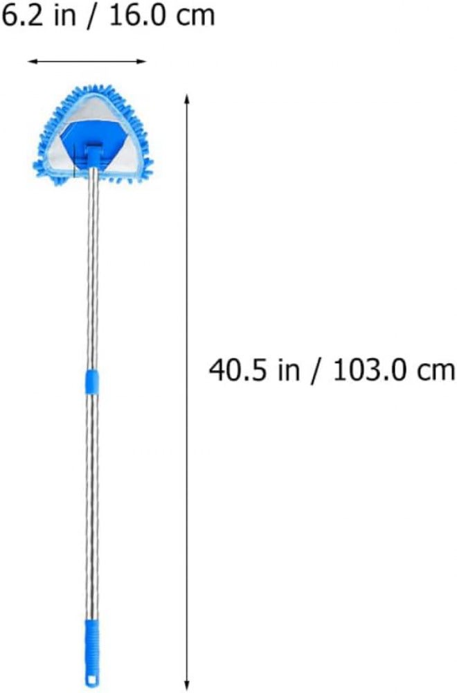 Retractable Car Washing Brush with Soft Bristles 1 Meter Extendable Handle Car Cleaning Tool for Exterior and Glass Auto Detailing Brush and Suvs - Image 2