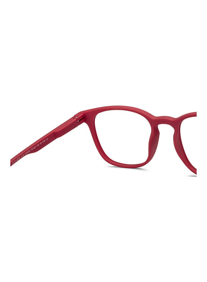 Lenskart Blu Unisex Hustlr | Peyush Bansal Glasses For Eye Protection From Digital Screens | Computer Glasses With Blue Cut And UV Protection | Lightweight Specs Zero Power|Medium|Monza Red - Image 3