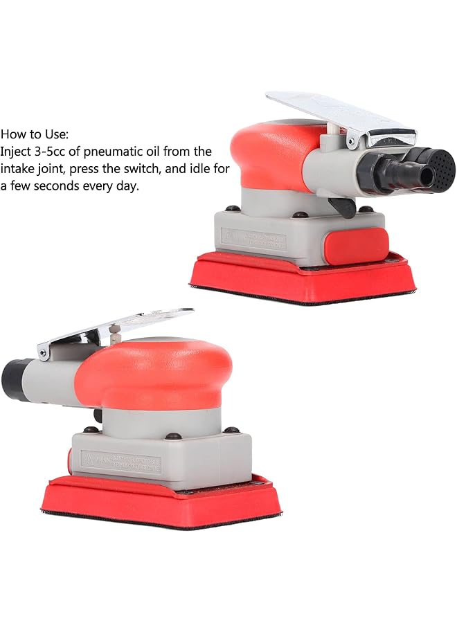 إيروريكس ماكينة صنفرة عشوائية مدارية بسرعة 10000 دورة في الدقيقة وماكينة صنفرة هوائية منخفضة الاهتزاز وعالية التحمل لتصنيع الأخشاب والمواد المركبة المعدنية - Image 4