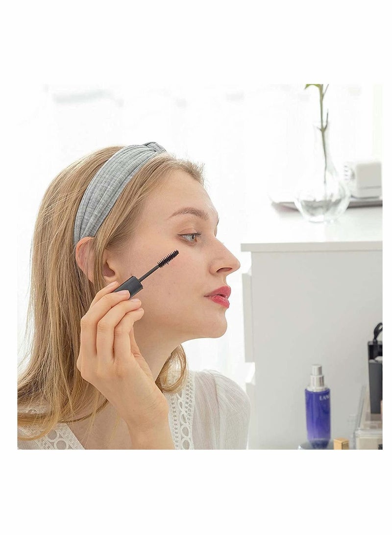 KASTWAVE 10Pieces Knotted Headbands for Women Girl Soft Knitted Headbands Non-Slip Fabric Headbands Knotted Hair Band Elastic Hair Accessories for Thin Thick Hair Turban Headbands - Image 3