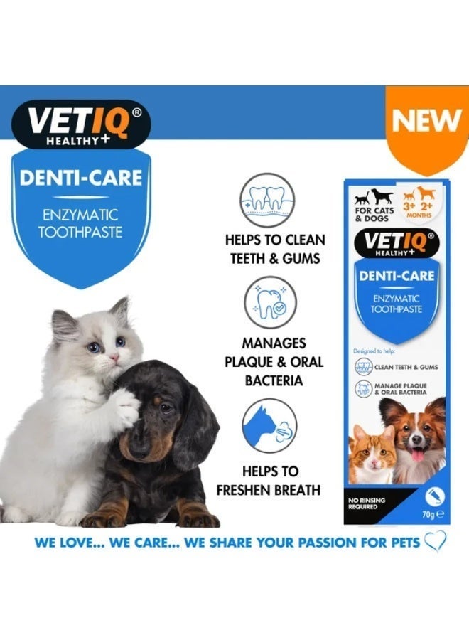 VetIQ Denti-Care Enzymatic Toothpaste for Dogs & Cats – 70g - Image 4