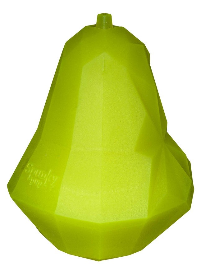 Spunky Pup Holding Treat Play Dog Toy | Interactive Treat Toy for Dogs | Promotes Healthy Teeth & Gums | Pear - Image 2