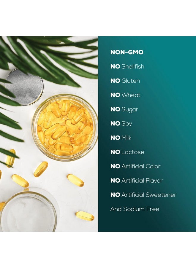 Nature's Choice زيت السمك 2400 مجم كبسولات هلامية زيت السمك أوميغا 3 بقوة إضافية مع نسبة عالية من حمض إيكوسابنتينويك وحمض دوكوساهيكسانويك يدعم صحة القلب دعم طبيعي للدماغ والجهاز المناعي كبسولات هلامية ناعمة من أحماض أوميجا 3 الدهنية من نونجمو 60 كبسولة هلامية  - Image 5