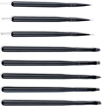 Nail Art Brushes 8pcs Nail Brush For Nail Art With Nail Art Liner Brush and Dotting Pen for Gel Polish Design French Tips Detailed Painting Dotting - Image 2