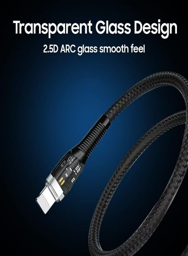 Trands Glassyseries Lightning USB Cable TR-CA761