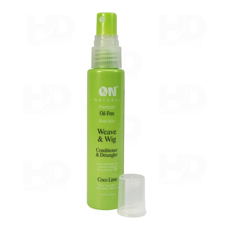 Natural Organic On Organic Natural Premium OilFree Weave  Wig Conditioner  Detangler Coco Lime 2 oz 