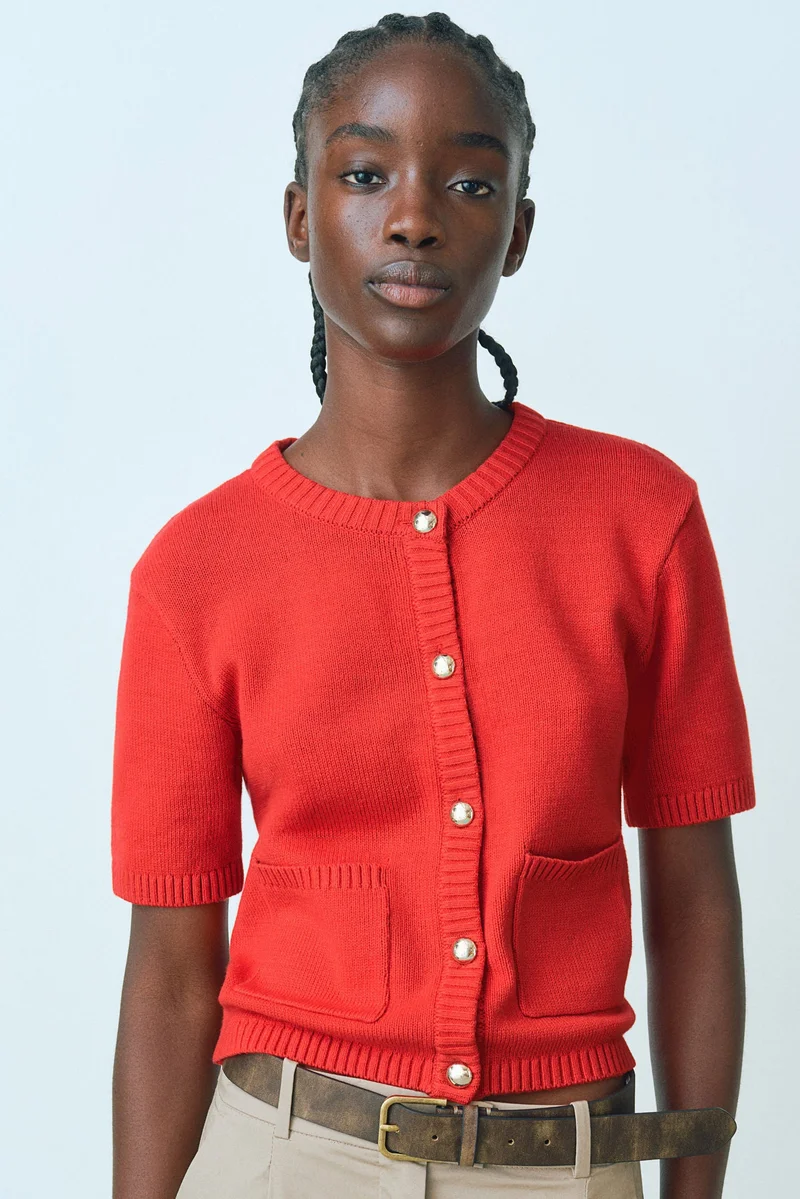 H&M Short-sleeved cardigan