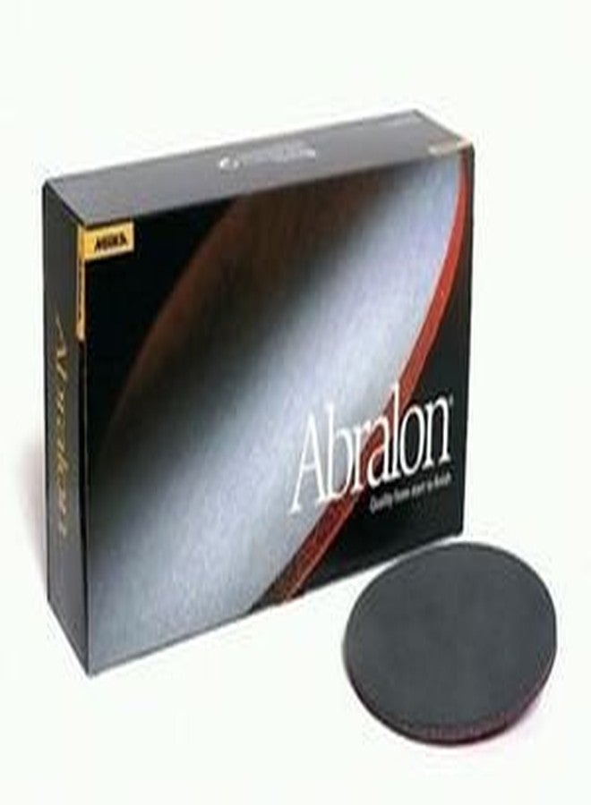 Mirka 8A-240-180 Abralon 6" Foam/Sponge-Backed Grip Wet/Dry Discs 180G, 10/Box - Image 1