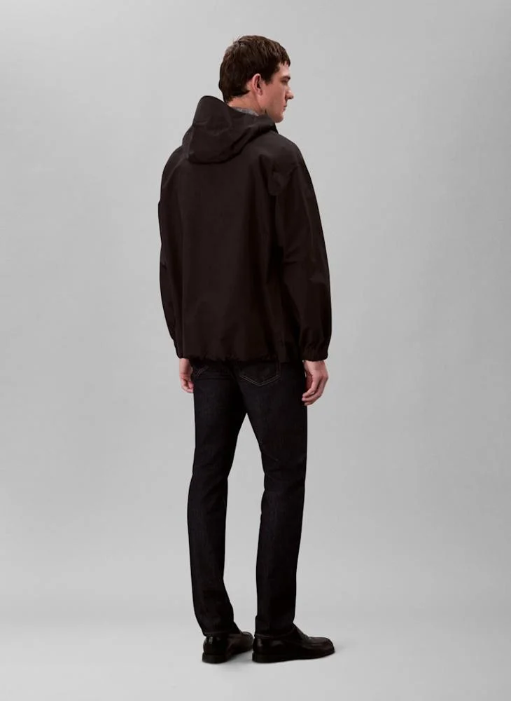 Calvin Klein Jeans Long Sleeve Nylon Oxford Relaxed Jacket