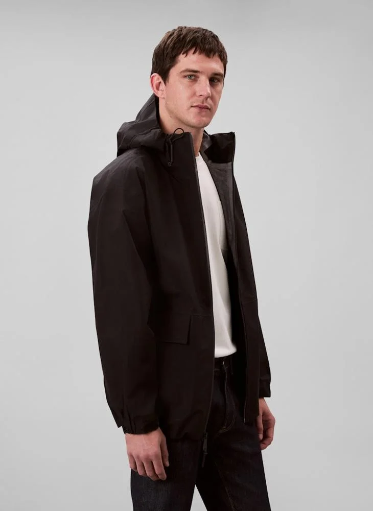 Calvin Klein Jeans Long Sleeve Nylon Oxford Relaxed Jacket
