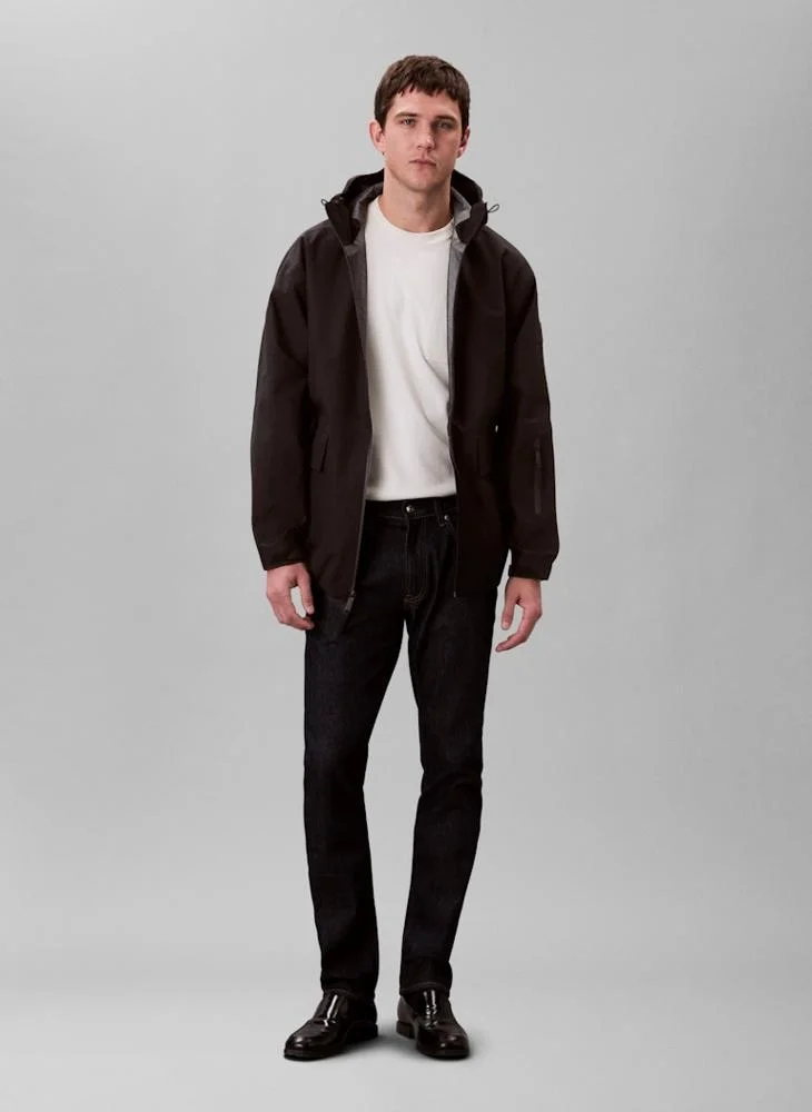 Calvin Klein Jeans Long Sleeve Nylon Oxford Relaxed Jacket