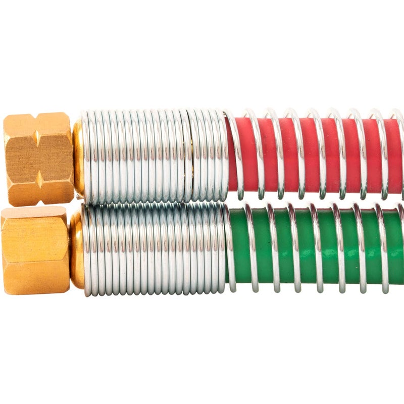SPARC خرطوم لحام أكسجين أسيتيلين 1/4" من SPARC مع تركيبات من النوع B + مجموعة تخفيف الضغط مع ضمان 1 سنة في الولايات المتحدة (25 قدم) - Image 2