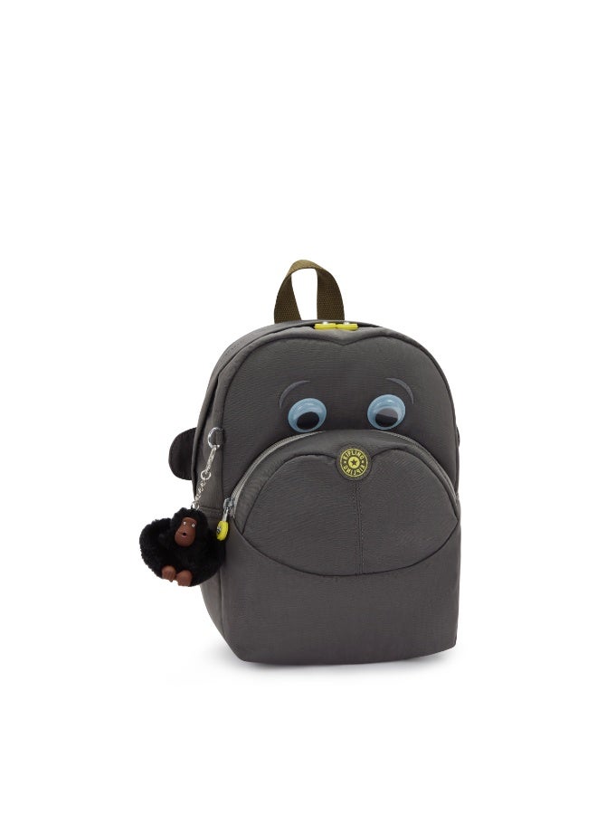 kipling Faster Kids New Term School Backpack with Padded Straps, 7L, 0.26Kg - Back To Grey (Grey) - Image 4