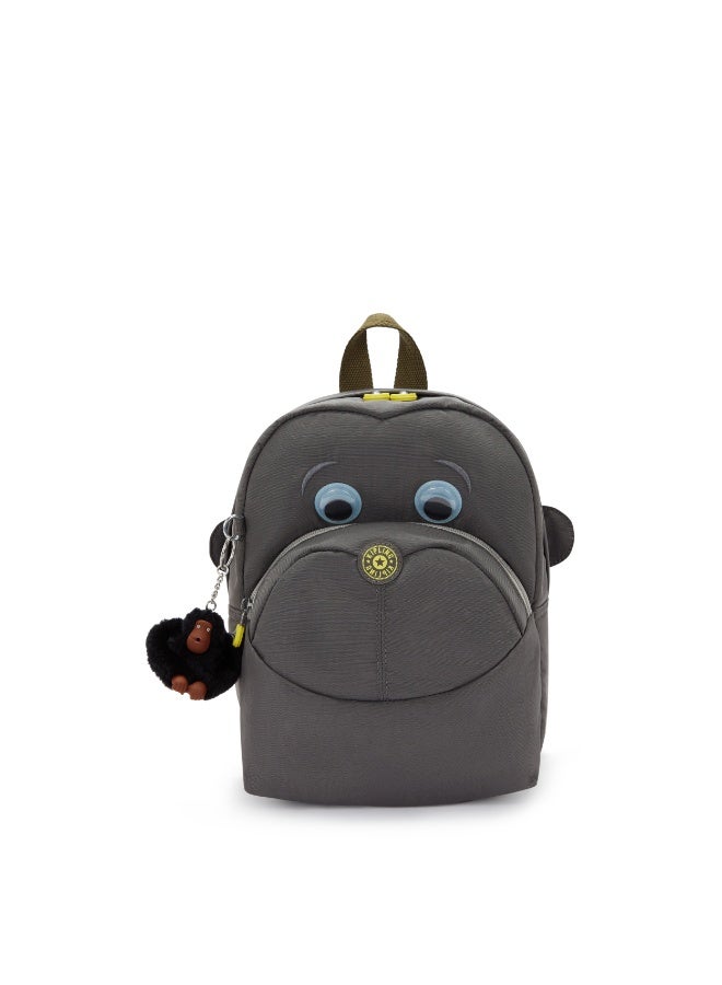 kipling Faster Kids New Term School Backpack with Padded Straps, 7L, 0.26Kg - Back To Grey (Grey) - Image 1