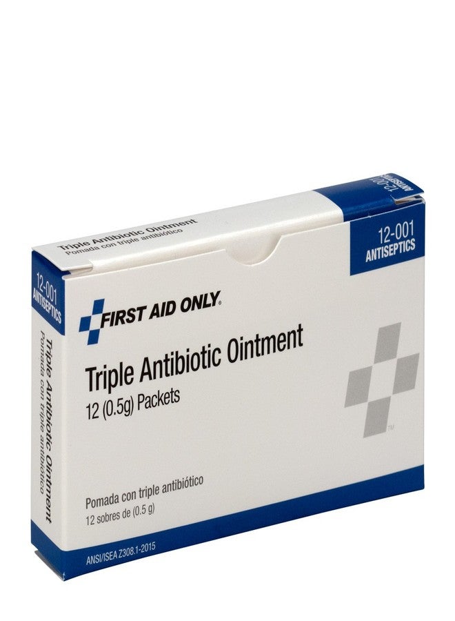 First Aid Only 12-001 Triple Antibiotic Ointment Packet (Box of 12) - Image 2