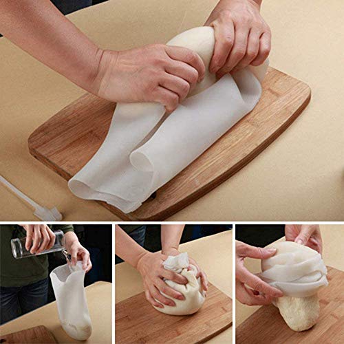 Ziaon Silicone Kneading Dough Bag for Chapathy,Bread, Pastry, Pizza & Tortilla Set of 2 - Image 2