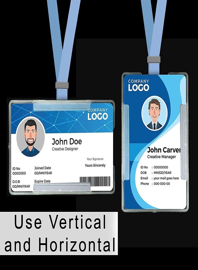 JSMSH ID Card Holder Badge| Retractable Card Holder for Office, School, College Use | Can Easily Fit in Pocket, Wallet Lanyard and yoyo Clip. (Red, Pack of 2) - Image 3