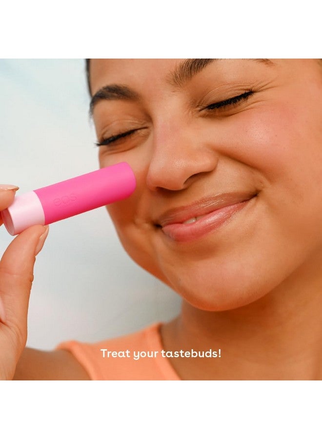 إي أو اس مجموعة هدايا مرطب الشفاه من إي أو إس - فراولة فائقة، مرطب شفاه بإصدار محدود، عبوة متنوعة، 0.14 أونصة، عبوة من 4 قطع - Image 3