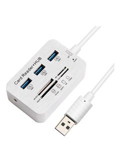 نيبمينينت محول طاقة بموزع ذي 3 منافذ 3.0 USB ومنفذ Type C أبيض  - Image 1
