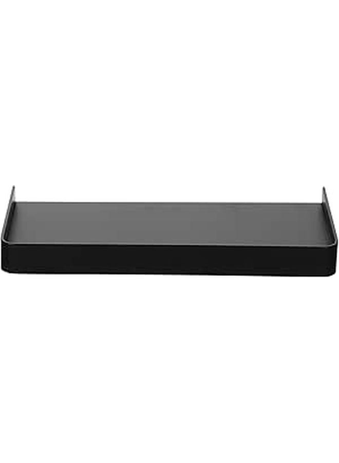 Black Stainless Steel Wall Mounted Phone Shelf Shower Toilet Storage Organizer - Image 1
