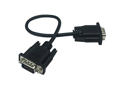 CERRXIAN 1ft VGA SVGA 15 Pin HD15 Male to Male Adapter Video Monitor Cable for PC Laptop TV Porjector(mm) - Image 5