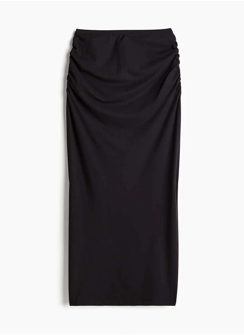 H&M Gathered Maxi Skirt