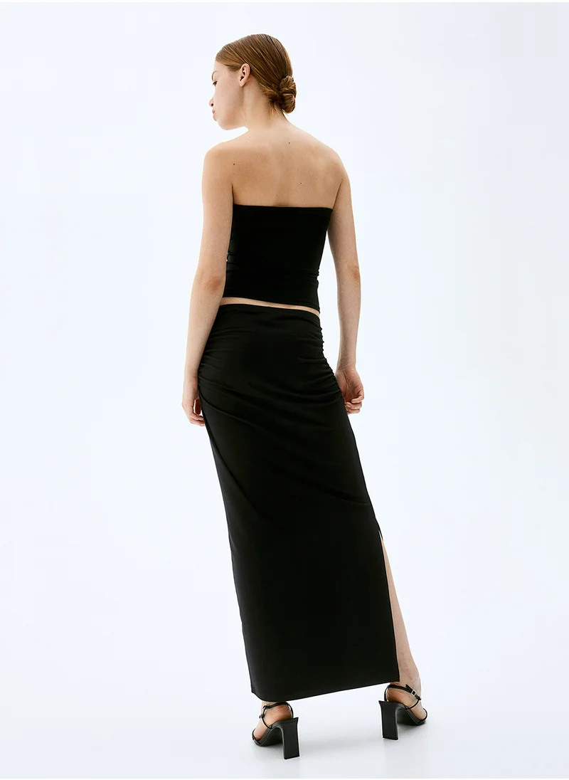 اتش اند ام Gathered Maxi Skirt