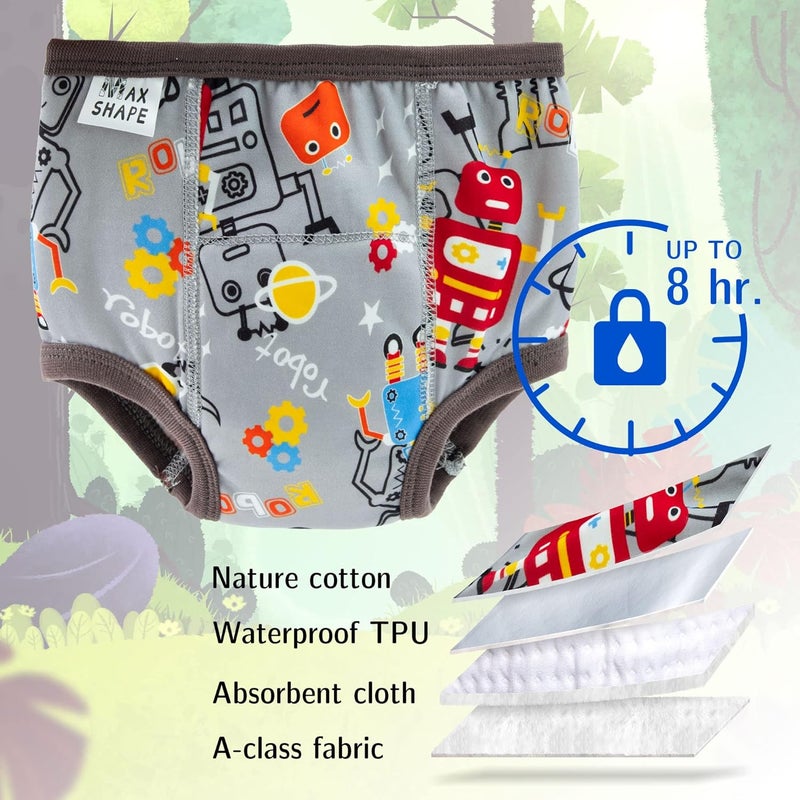 Max Shape 6 Pack Potty Training Underwear for Boys - Image 5
