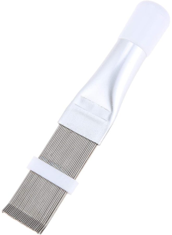 Biella Biella Air Conditioner Fin Comb,stainless Steel Ac Condenser Fin Straightener Ac Fin Comb Cleaner Brush Evaporator Radiator Fin Cleaning Tool Used For Cleaning Air Condition - Image 1