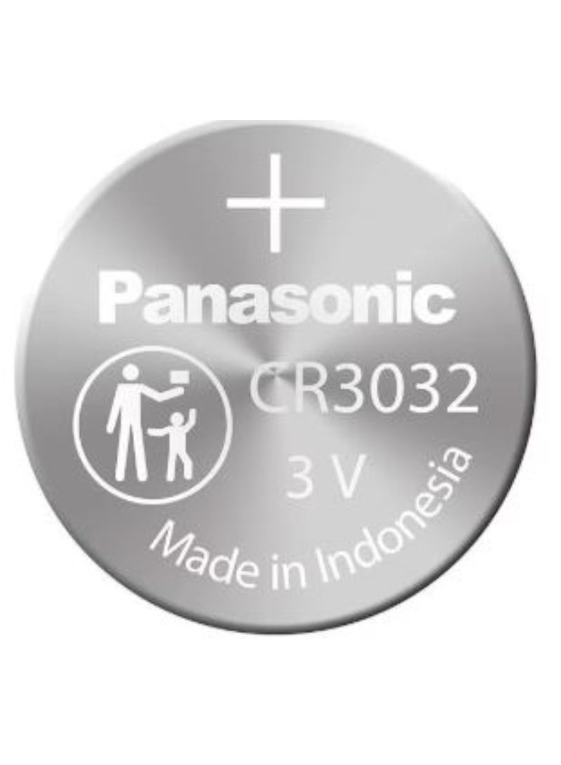 1-Piece Panasonic CR3032 Lithium 3V Indonesia Battery
