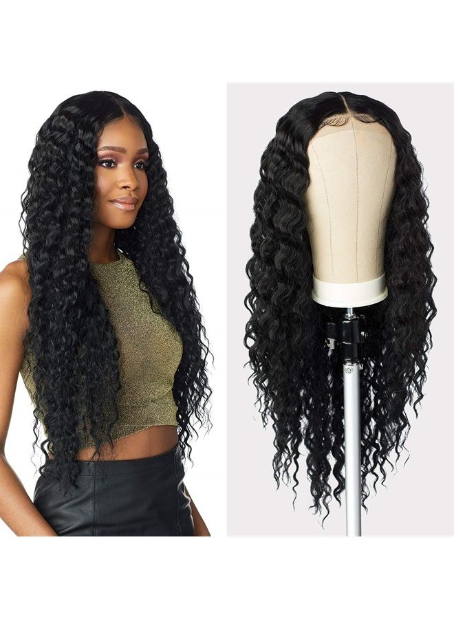 Sensationnel Butta Lace Front Wig - Natural Pre-Plucked Hairline Hand-tied HD Transparent Lace 5 Inch Deep Part with Babyhair - BUTTA Unit 3 (T4/GOLDENBROWN)