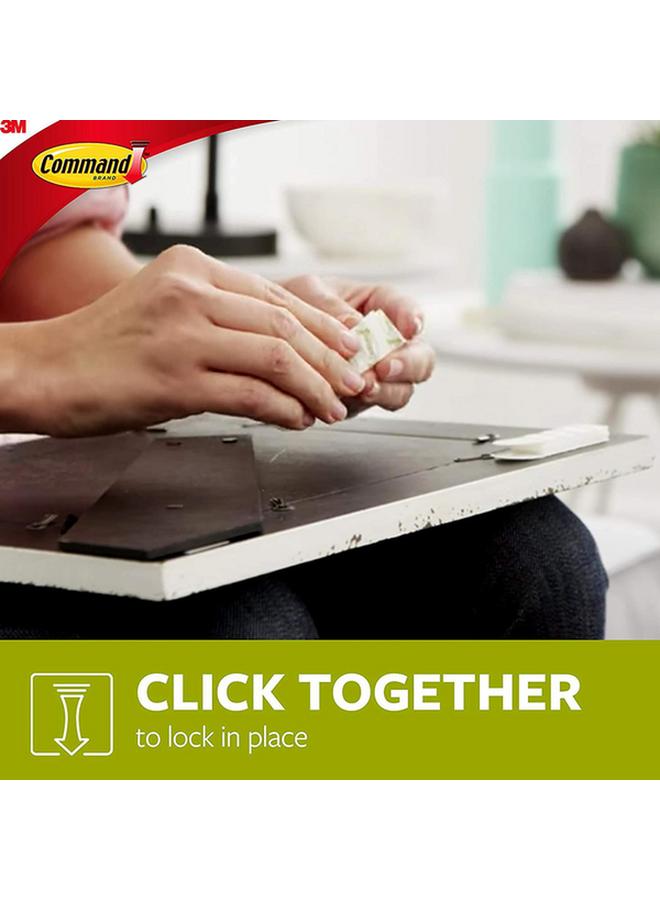 3M Command 4-Piece Picture Hanging Strip White Medium 17201-E - Image 2