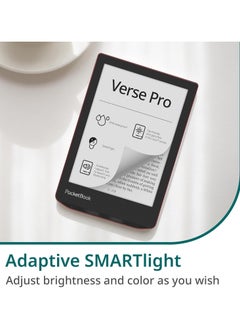 PocketBook Verse Pro E-Reader, Waterproof 6'' E-Ink Carta™ HD Touchscreen Azure, SMARTlight, 16GB, Text-to-Speech, WiFi & Bluetooth  - Image 2