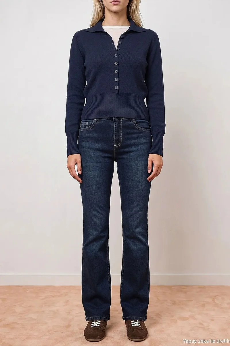 Dilvin Dark Blue Denim DILVIN Women's Jeans for Women | Best Price UAE
