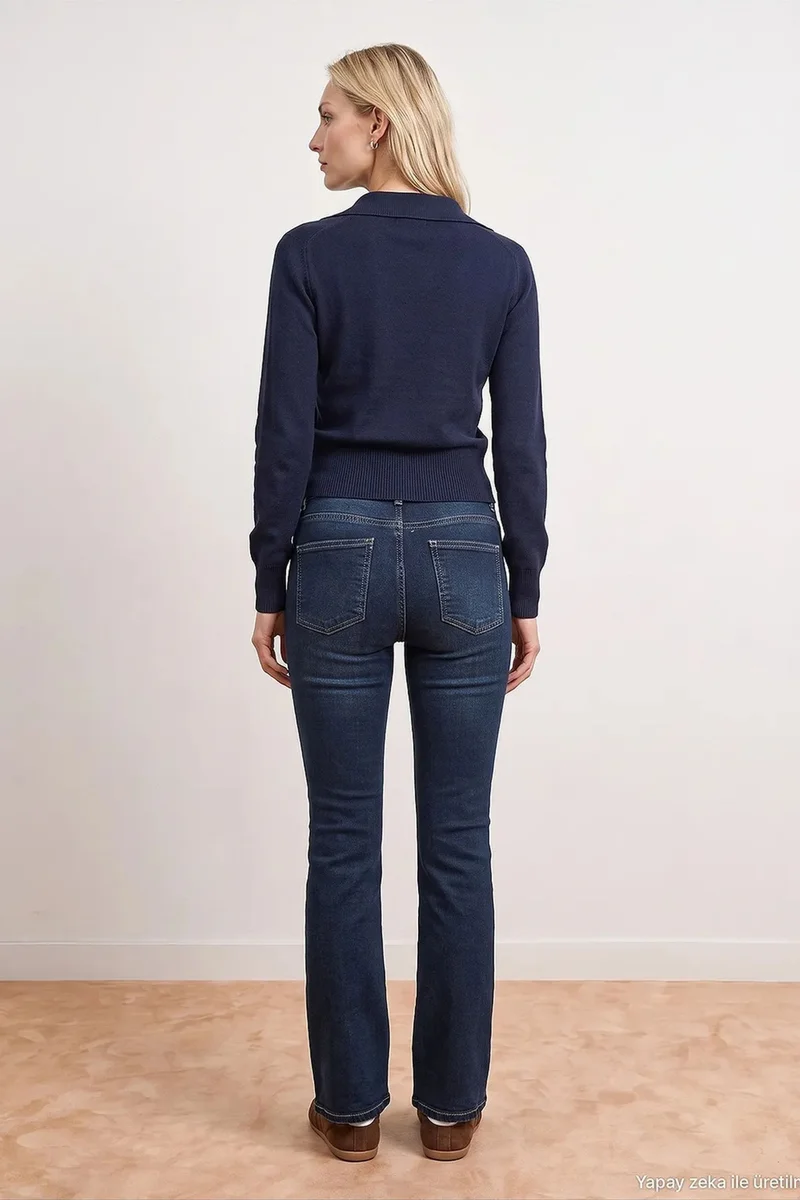 Dilvin Dark Blue Denim DILVIN Women's Jeans for Women | Best Price UAE