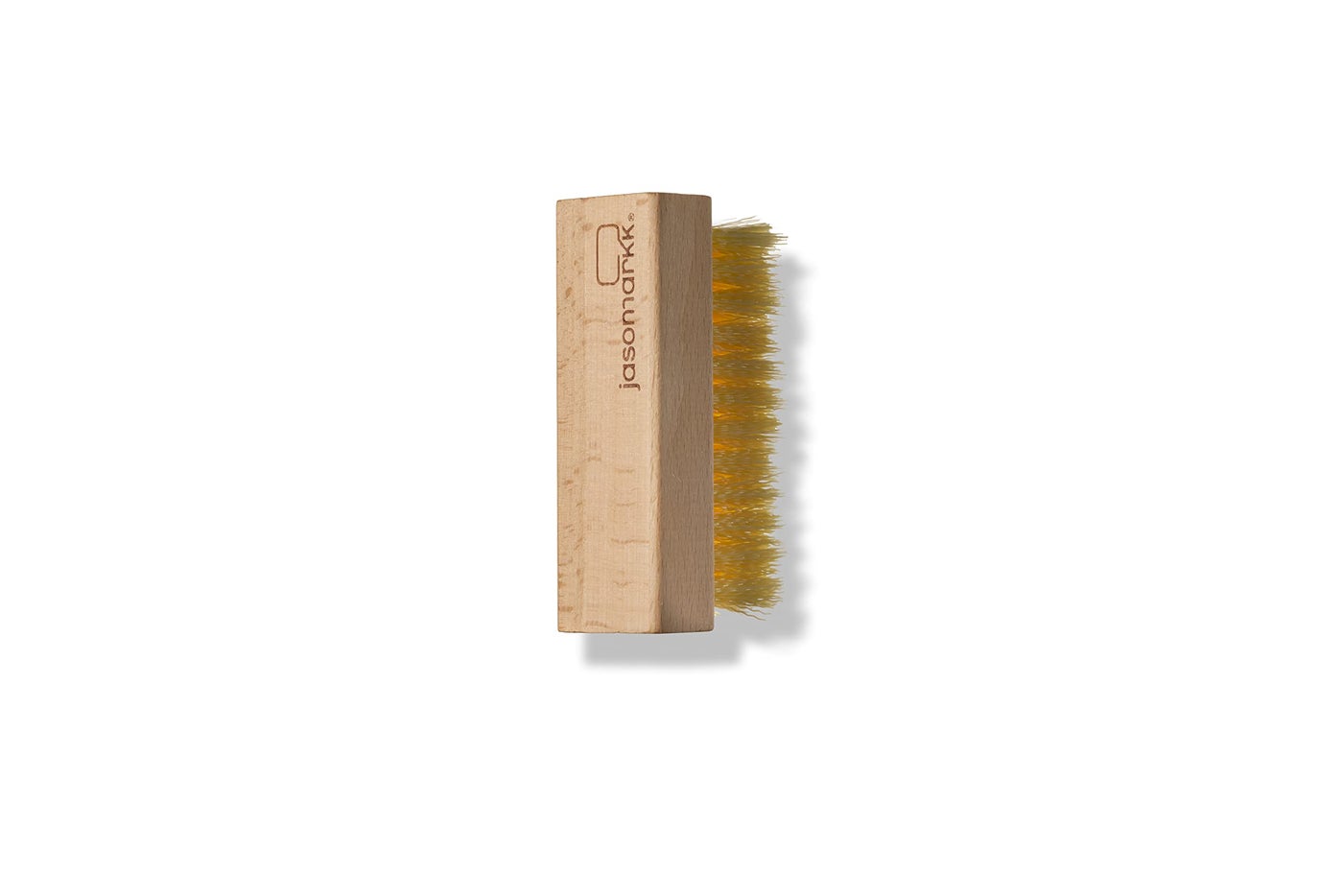 Jason Markk Standard Cleaning Brush - Handcrafted Wood Handle - Synthetic Bristles - Tough on Stubborn Stains & Dirt on Midsoles - Great for All-Around Shoe Cleaning - Works on Most Materials