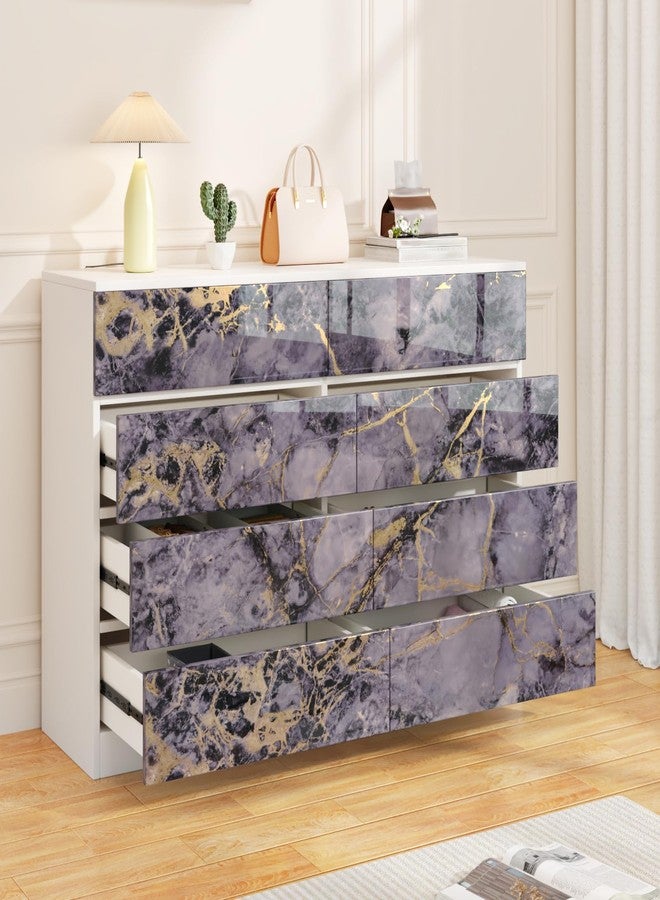 Wallercity ورق جدران Wallercity اللامع من الرخام البنفسجي الذهبي، قابل للتقشير واللصق، مناسب لأسطح المطبخ، مقاوم للماء، مصنوع من الرخام الاصطناعي البنفسجي، ورق جدران جرانيت ذاتي اللصق، مناسب لأسطح المطبخ، مقاس 15.8×236 بوصة - Image 2
